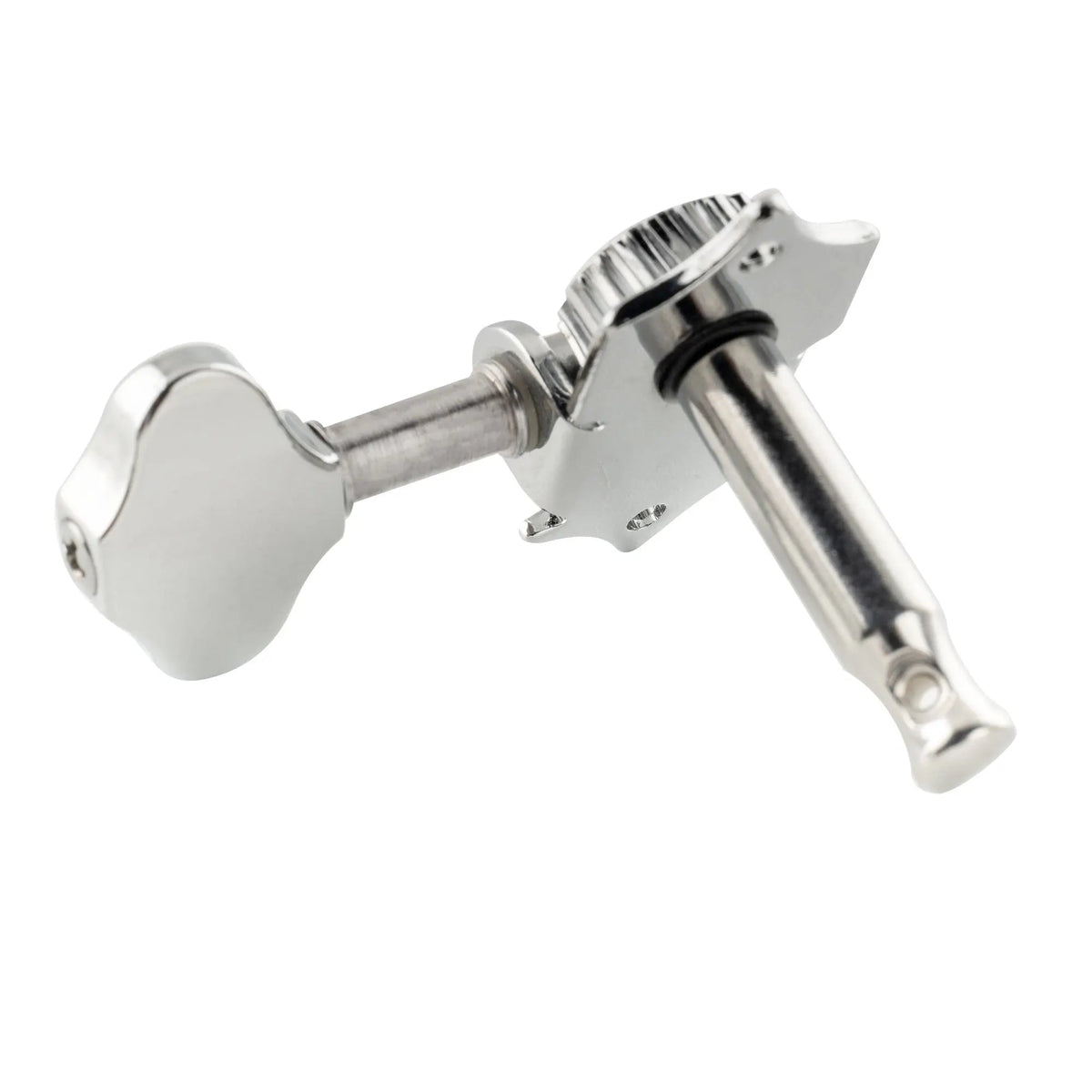 Wilkinson 3R3L 19:1 Ratio Open Gear Machine Heads Tuners Tuning Pegs Keys with Butterbean Button for Acoustic Electric Guitar