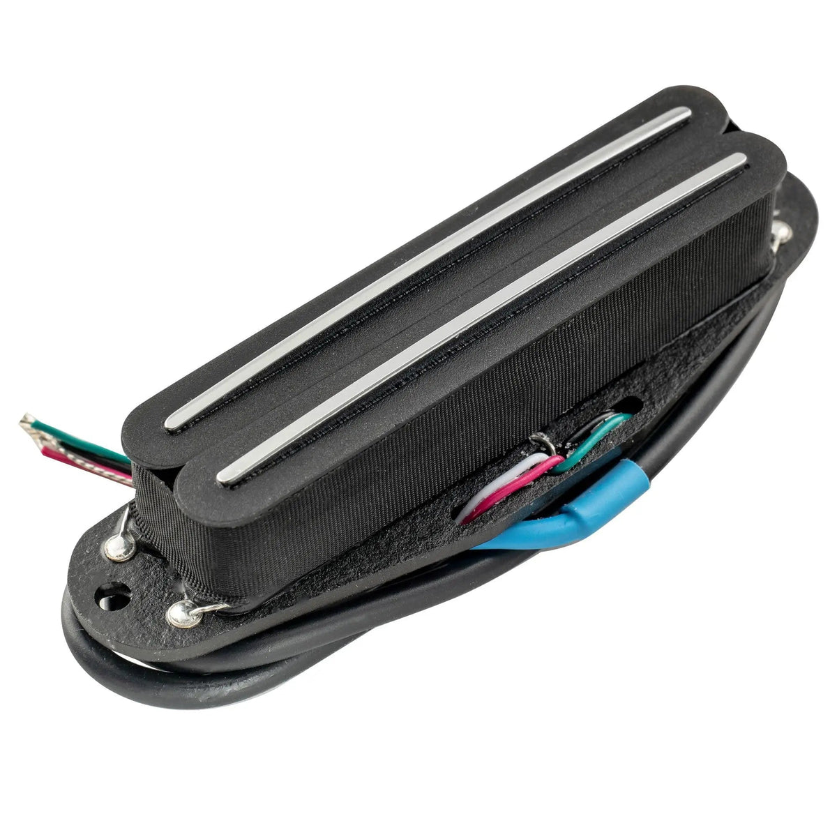 Musiclily Pro ST-DPMA Alnico 5 Rail Blade Single Coil Sized Humbucker Pickup 9.8K for Strat Style Electric Guitar