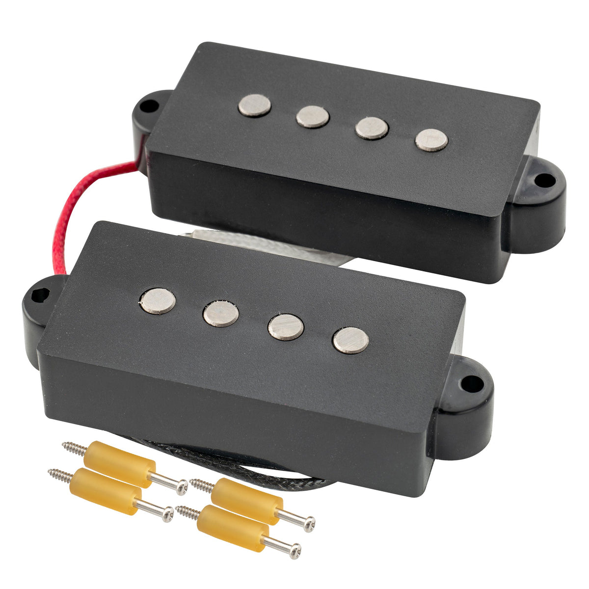 Artec POA4 Alnico 5 Vintage Tone Split 4-String P-bass Precision Bass Pickups Set 8.4K