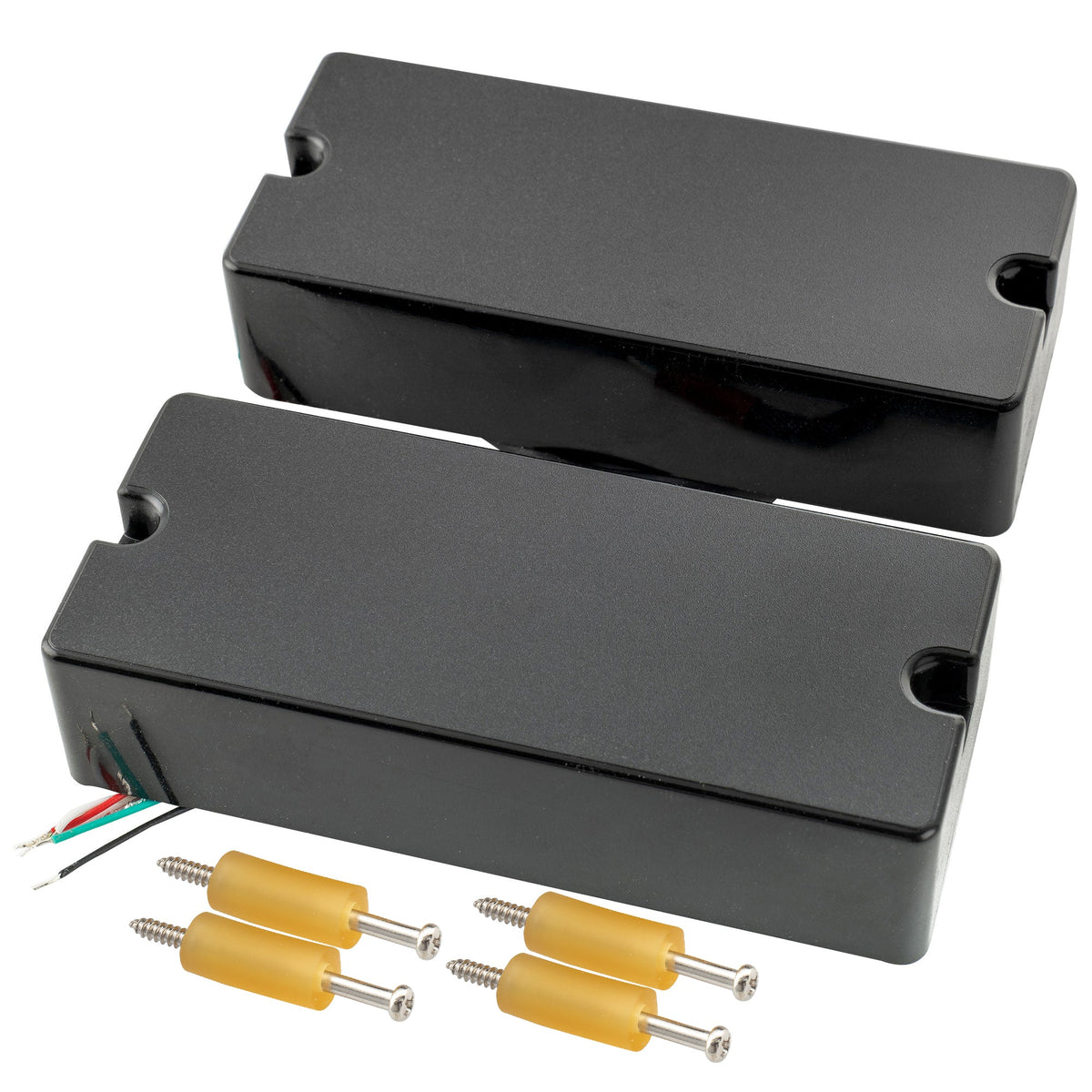 Artec MDC4 Ceramic Soapbar Style Bass Pickup Neck Bridge Pickups Set 12.4K for 4-String Bass