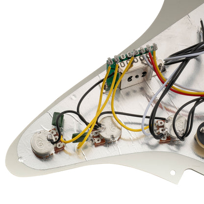 Musiclily Basic Pre-wired Loaded Standard ST-SSS Pickguard with Ceramic Magnet Single Coil Pickups Set for Strat Style Electric Guitar