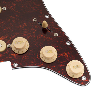 Musiclily Basic Pre-wired Loaded Standard ST-SSS Pickguard with Ceramic Magnet Single Coil Pickups Set for Strat Style Electric Guitar