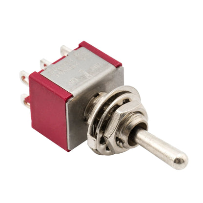 Musiclily Basic 3 Way SPDT Guitar Toggle Switch 6 Pin ON/OFF/ON Selector Mini