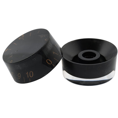 Musiclily Basic Metric Coarse 18-Spline Guitar Knobs Tone Volume Speed Control Knobs for Epiphone LP SG Style Electric Guitar, Set of 4