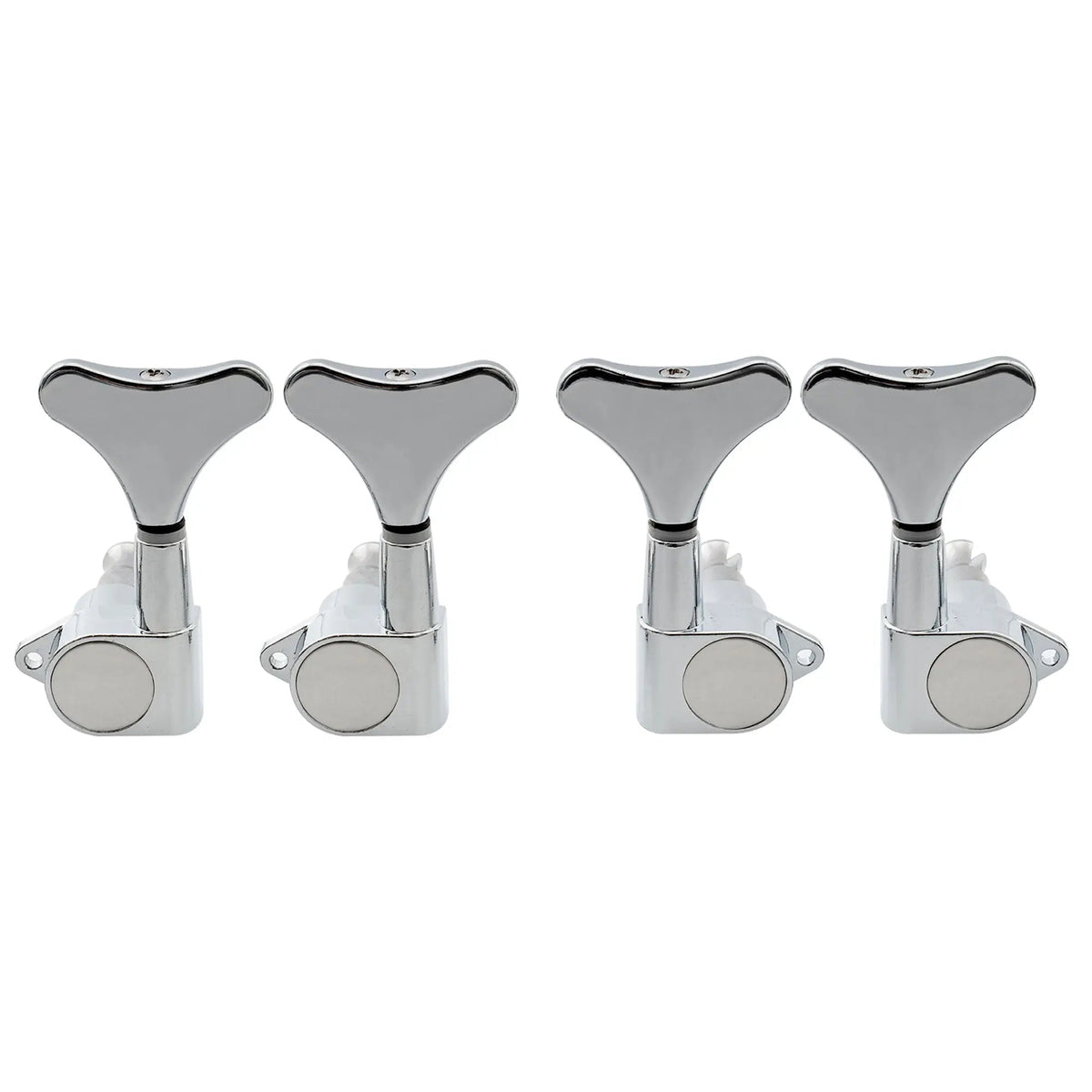2R2L Full Sealed Bass Tuners Machine Heads Set for Ibanez Style Electric Bass 19:1 Ratio Tuning Pegs Keys