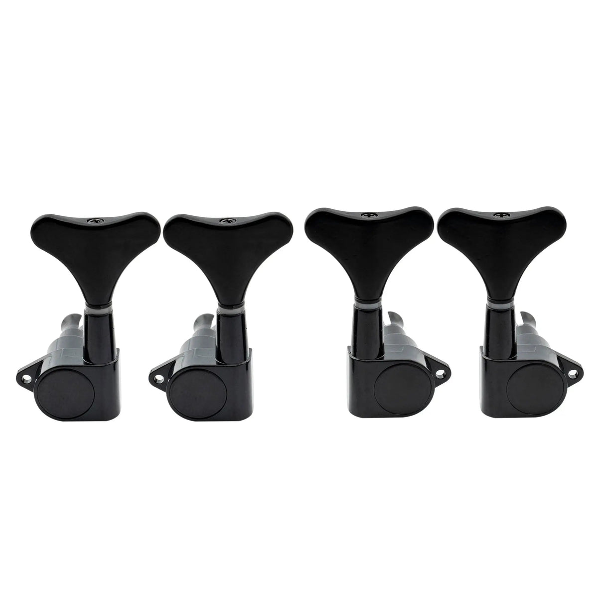 2R2L Full Sealed Bass Tuners Machine Heads Set for Ibanez Style Electric Bass 19:1 Ratio Tuning Pegs Keys