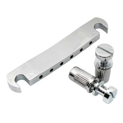 Musiclily Basic 52.5mm(2-1/16 inch) Guitar Tune-o-matic Stop Tailpiece for LP Style Electric Guitar