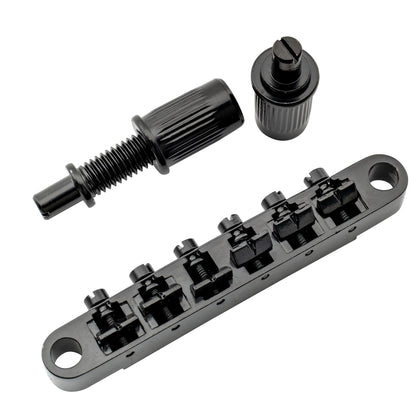 Musiclily Basic 52mm(2-3/64 inch) ABR-1 Style Tune-o-matic Guitar Bridge for LP Style Electric Guitar