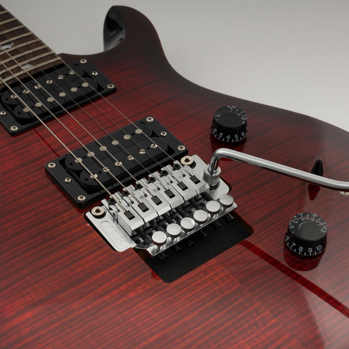Musiclily Basic 52.5mm(2-1/16 inch) Double Locking Tremolo Bridge for Electric Guitar