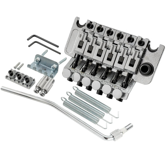 Musiclily Basic 52.5mm(2-1/16 inch) Double Locking Tremolo Bridge for Electric Guitar