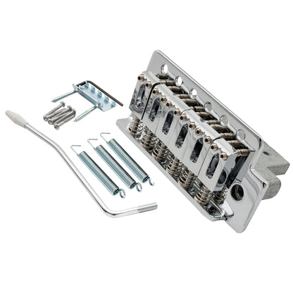 Musiclily Basic 52.5mm(2-1/16 inch) Guitar Tremolo Bridge for Strat Style Electric Guitar
