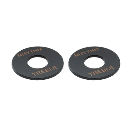 Musiclily Basic Plastic Guitar Rhythm Treble Toggle Switch Plate for LP Style Electric Guitar