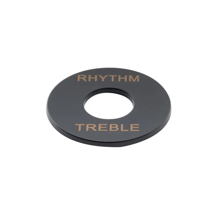 Musiclily Basic Plastic Guitar Rhythm Treble Toggle Switch Plate for LP Style Electric Guitar