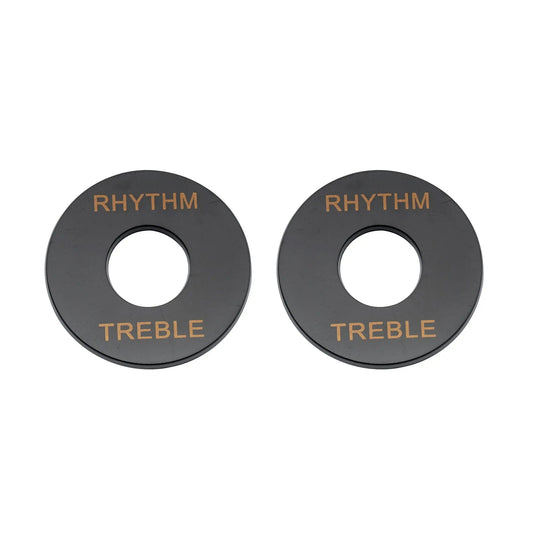 Musiclily Basic Plastic Guitar Rhythm Treble Toggle Switch Plate for LP Style Electric Guitar