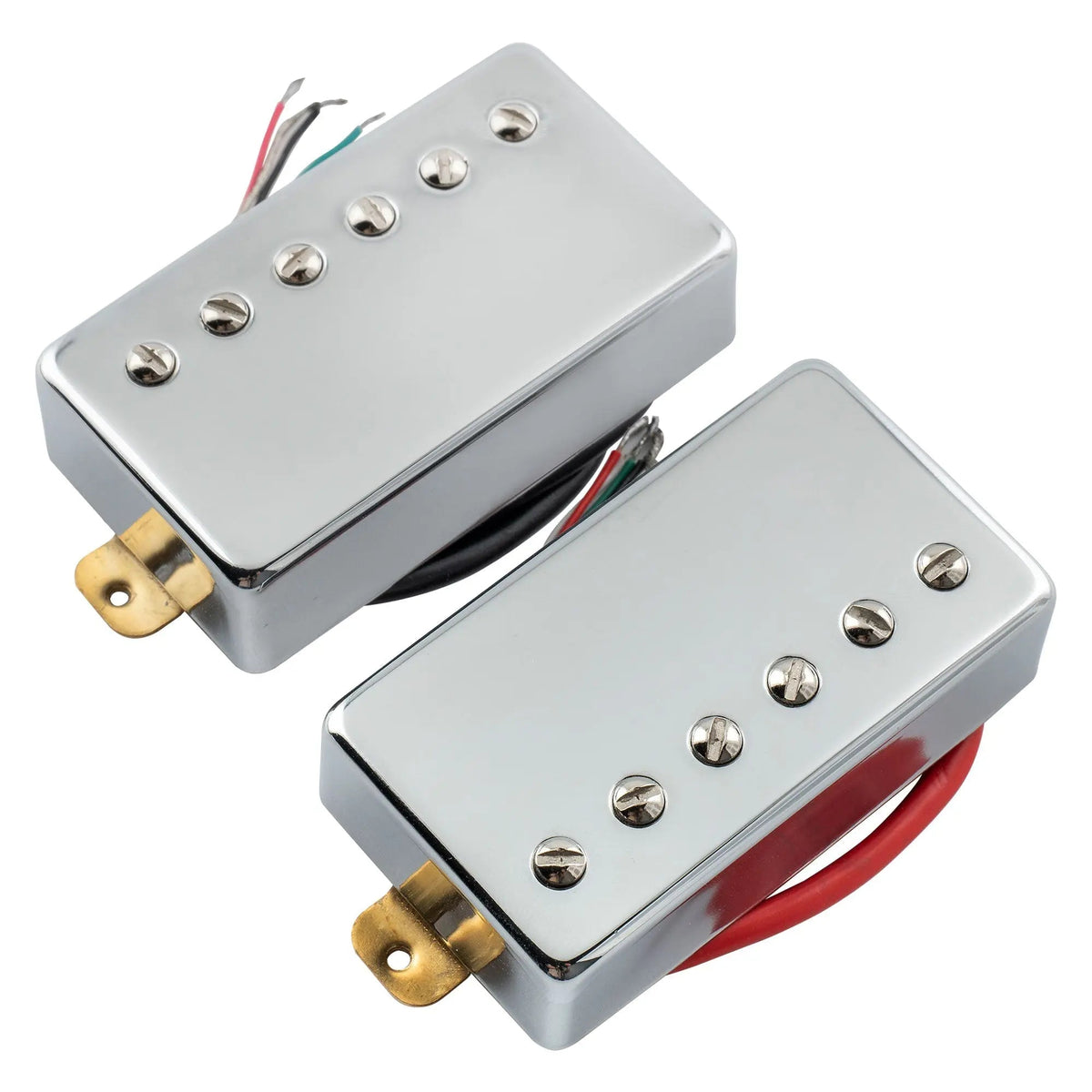 Musiclily Basic Ceramic Covered Humbucker Neck Bridge Pickups Set for Electric Guitar