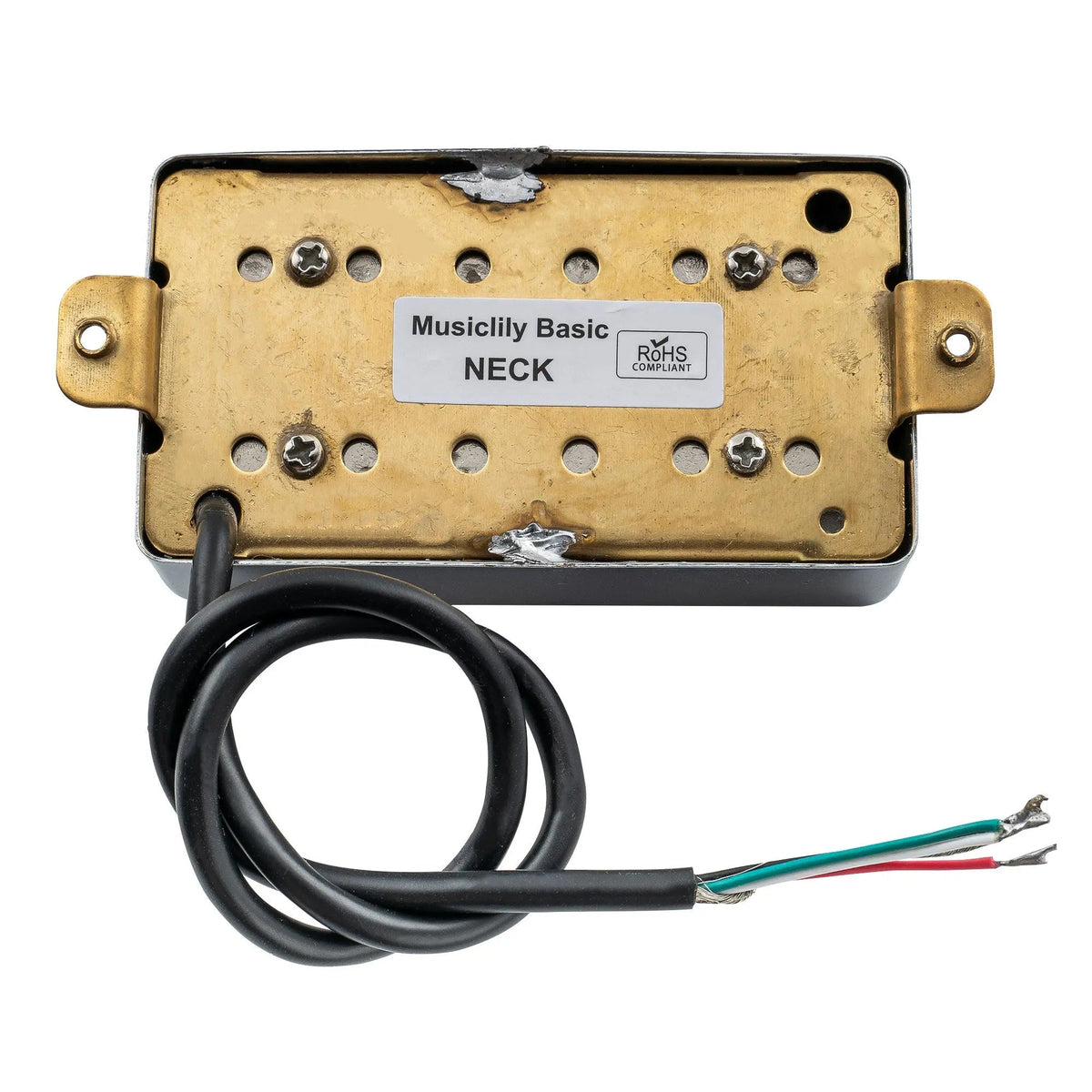 Musiclily Basic Ceramic Covered Humbucker Neck Pickup for Electric Guitar