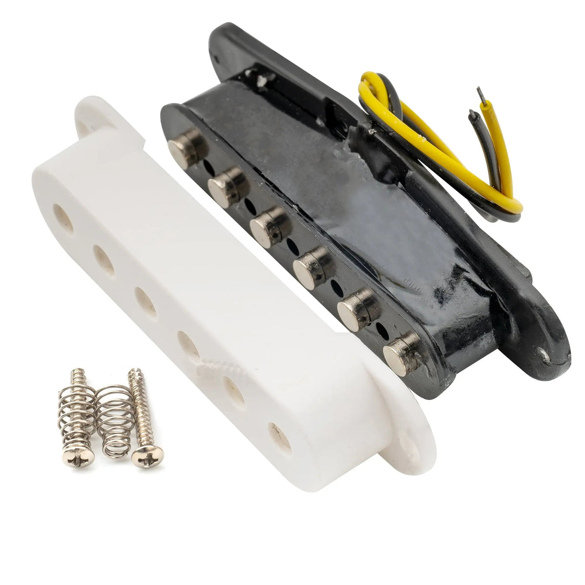 Musiclily Basic 52mm Ceramic Guitar Single coil Bridge Pickup for Strat or Squier Style