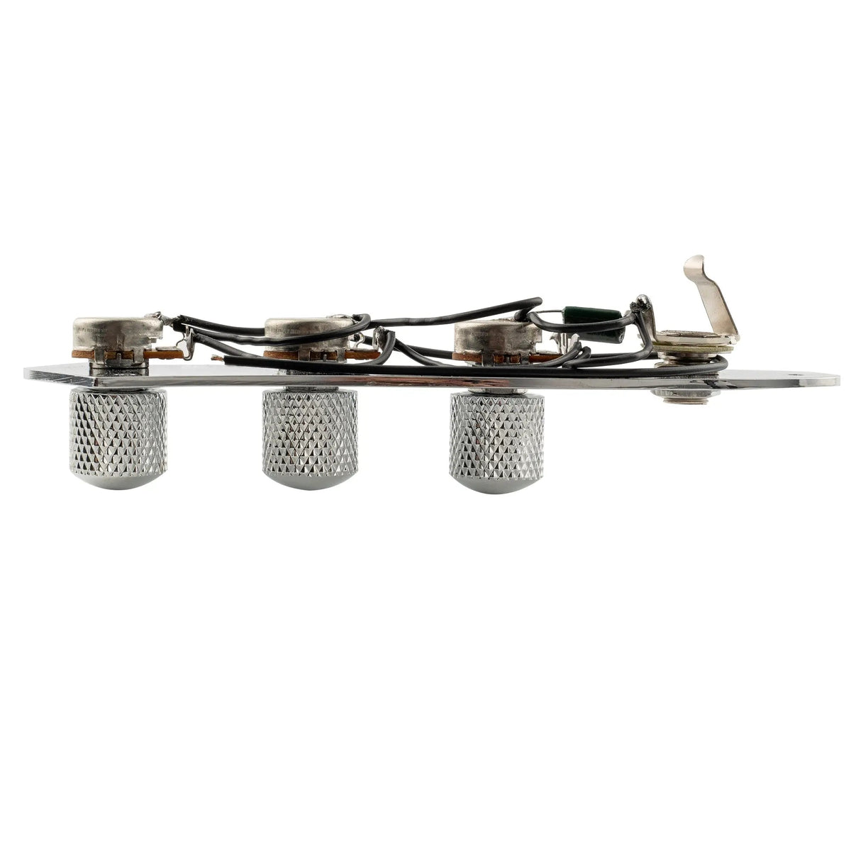 Musiclily Basic Loaded Prewired Jazz Bass Control Plate for JB Style Bass