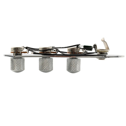 Musiclily Basic Loaded Prewired Jazz Bass Control Plate for JB Style Bass