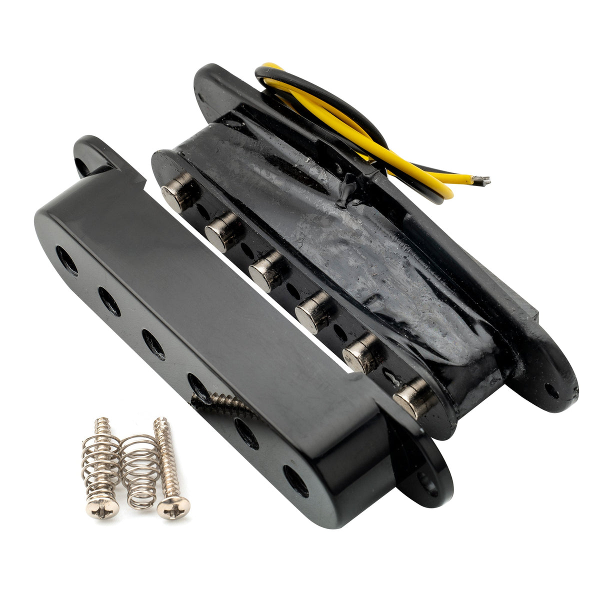 Musiclily Basic 52mm Ceramic Guitar Single coil Bridge Pickup for Strat or Squier Style