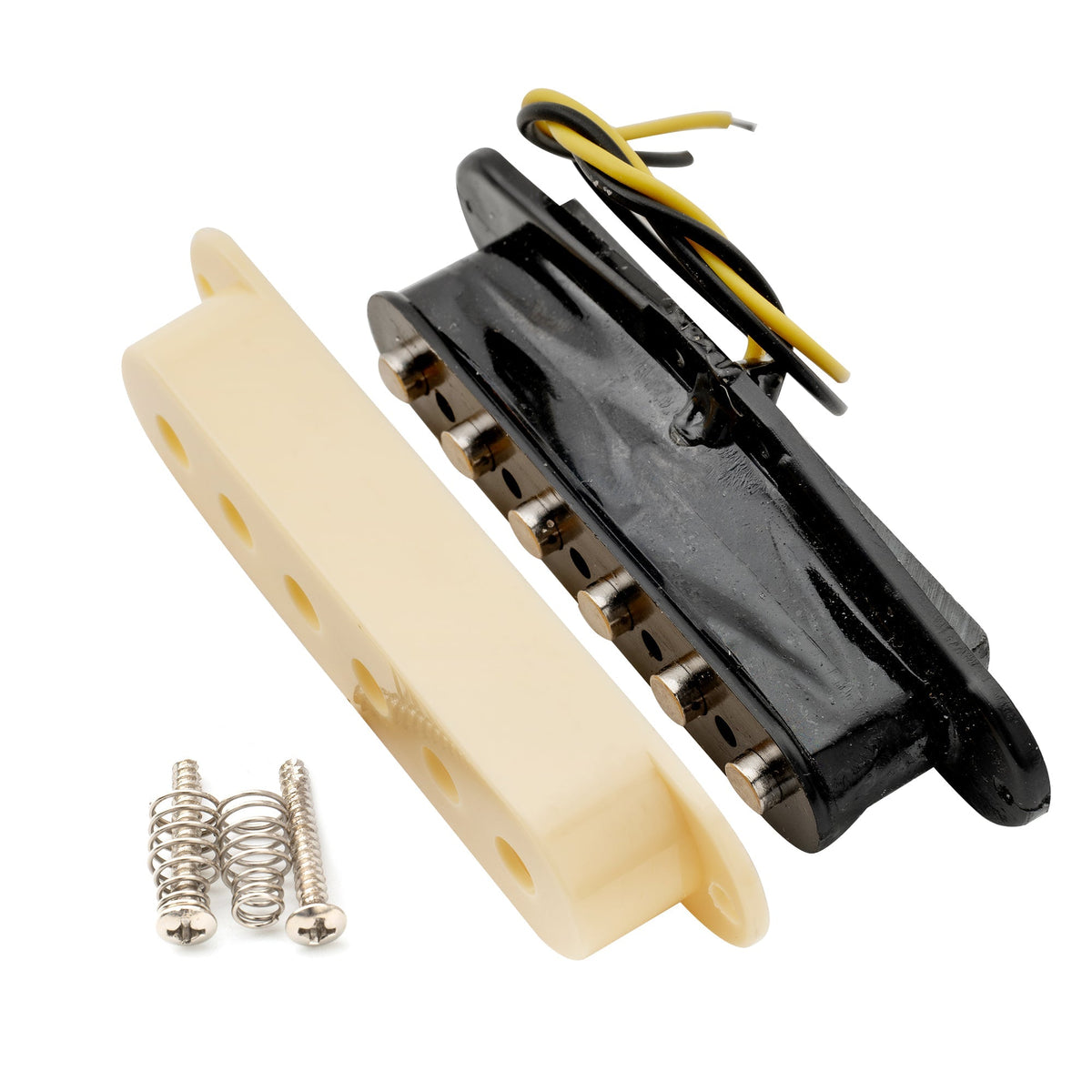 Musiclily Basic 52mm Ceramic Guitar Single coil Bridge Pickup for Strat or Squier Style