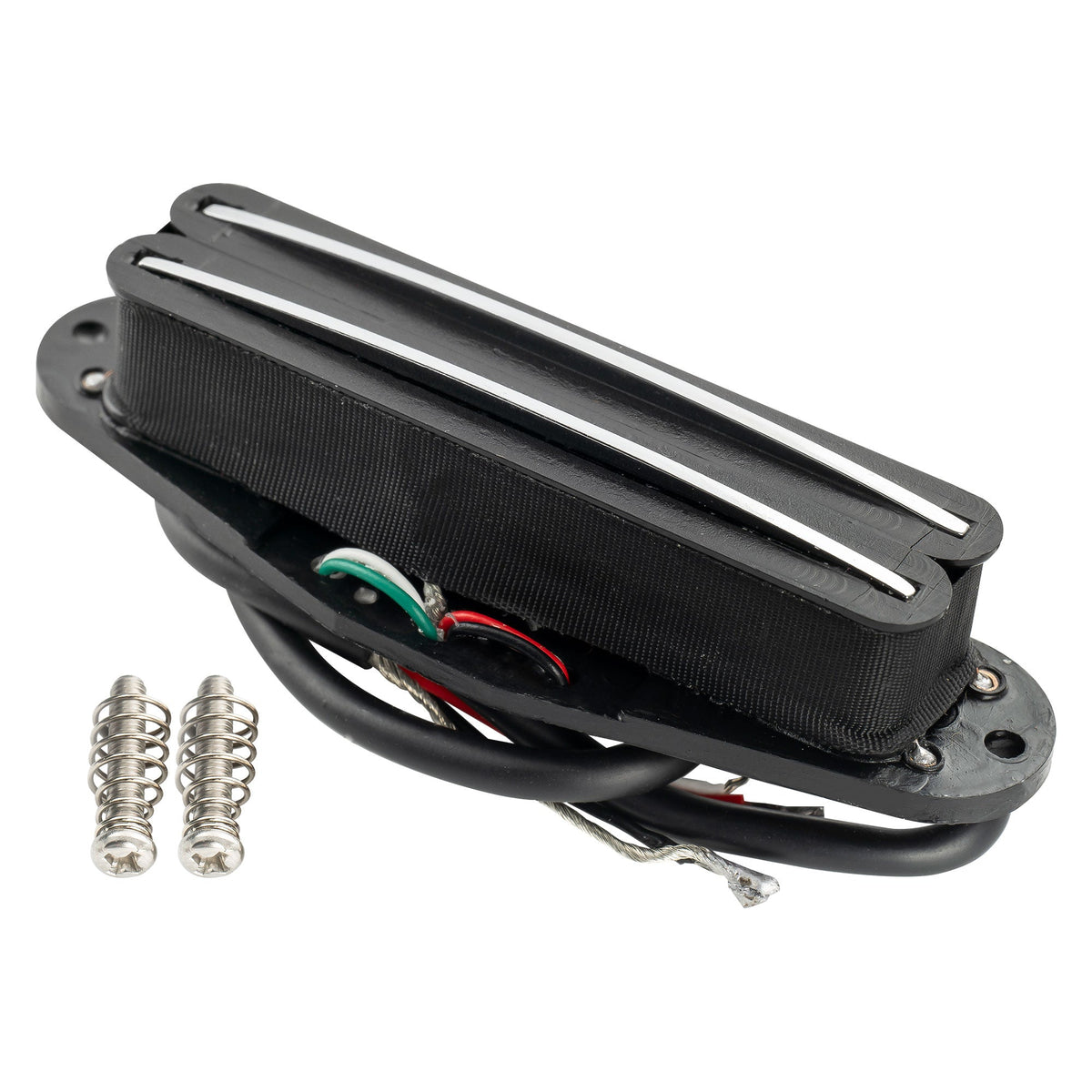 Musiclily Basic Rail Blade Ceramic Single Coil Sized Humbucker Pickup for Strat Style Electric Guitar