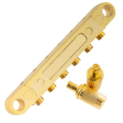 Musiclily Basic 52mm(2-3/64 inch) ABR-1 Style Tune-o-matic Guitar Bridge for LP Style Electric Guitar