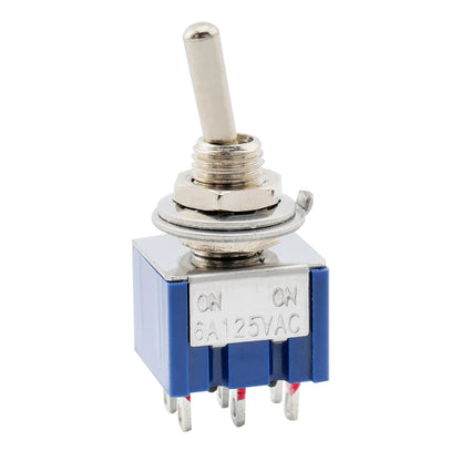 Musiclily Basic 2-Way DPDT Guitar Mini Toggle Switch ON-ON 6 Pin Selector