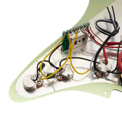 Musiclily Basic Pre-wired Loaded ST-HSS Pickguard with Ceramic Pickups for Strat Style Electric Guitar