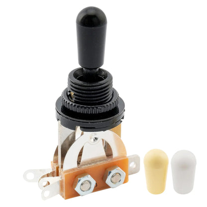 Metric 3 Way Short Straight Guitar Toggle Switch Pickup Selector for LP Style Electric Guitar