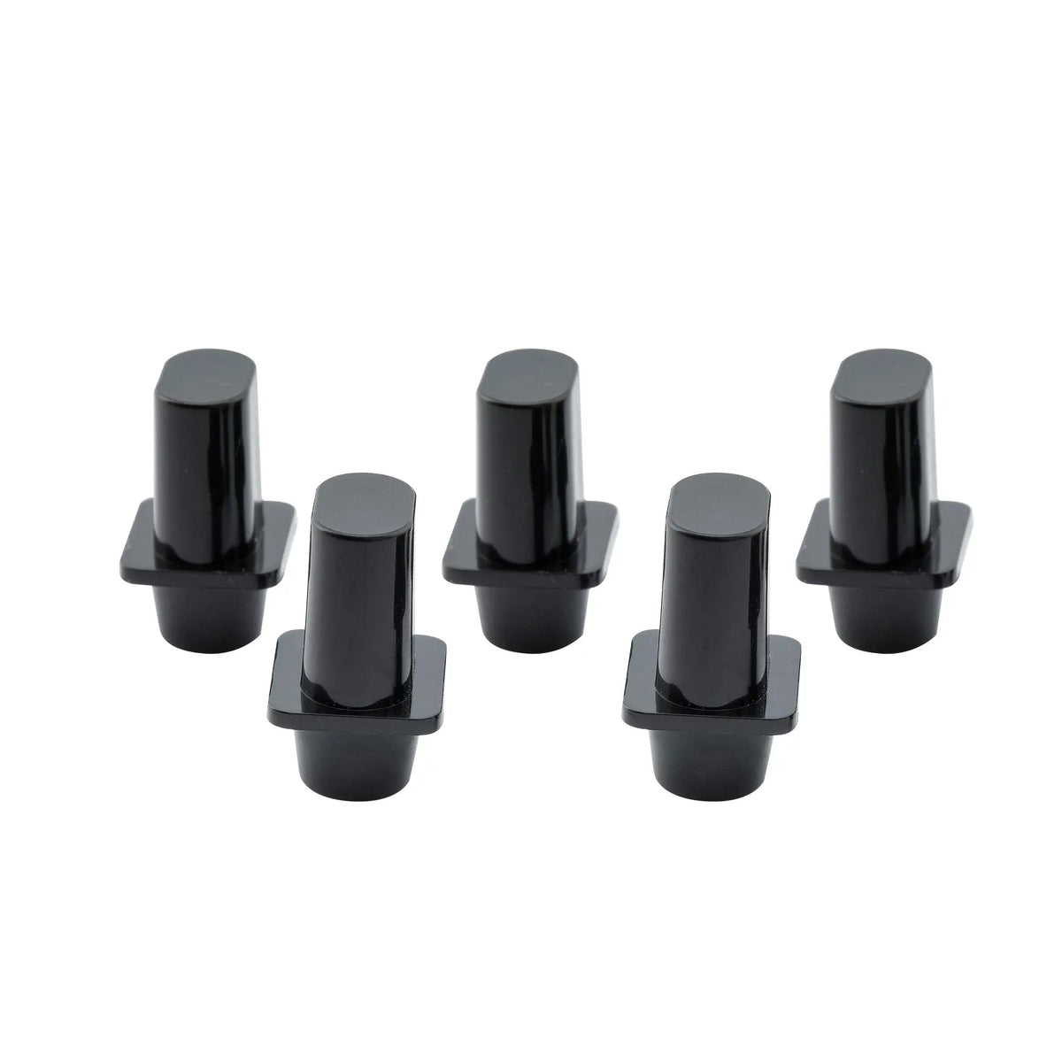 Musiclily Basic Imported Style Plastic Top Hat Tele Style Switch Tips for 3 Way Toggle Switch, Set of 5
