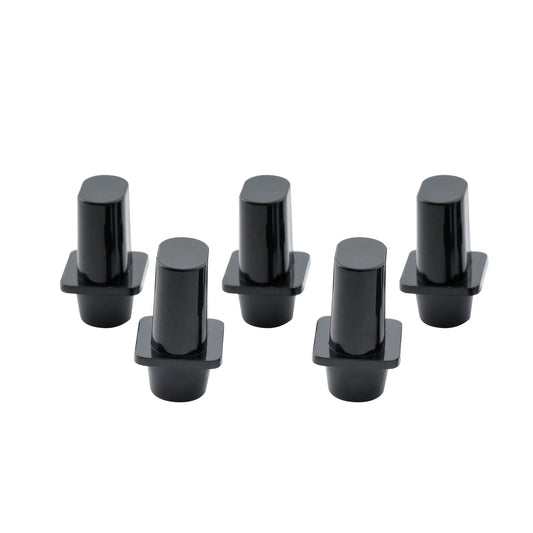 Musiclily Basic Imported Style Plastic Top Hat Tele Style Switch Tips for 3 Way Toggle Switch, Set of 5