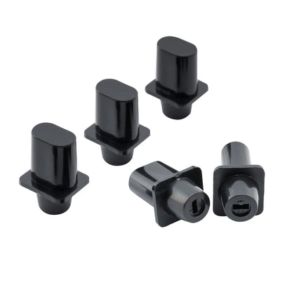 Musiclily Basic Imported Style Plastic Top Hat Tele Style Switch Tips for 3 Way Toggle Switch, Set of 5