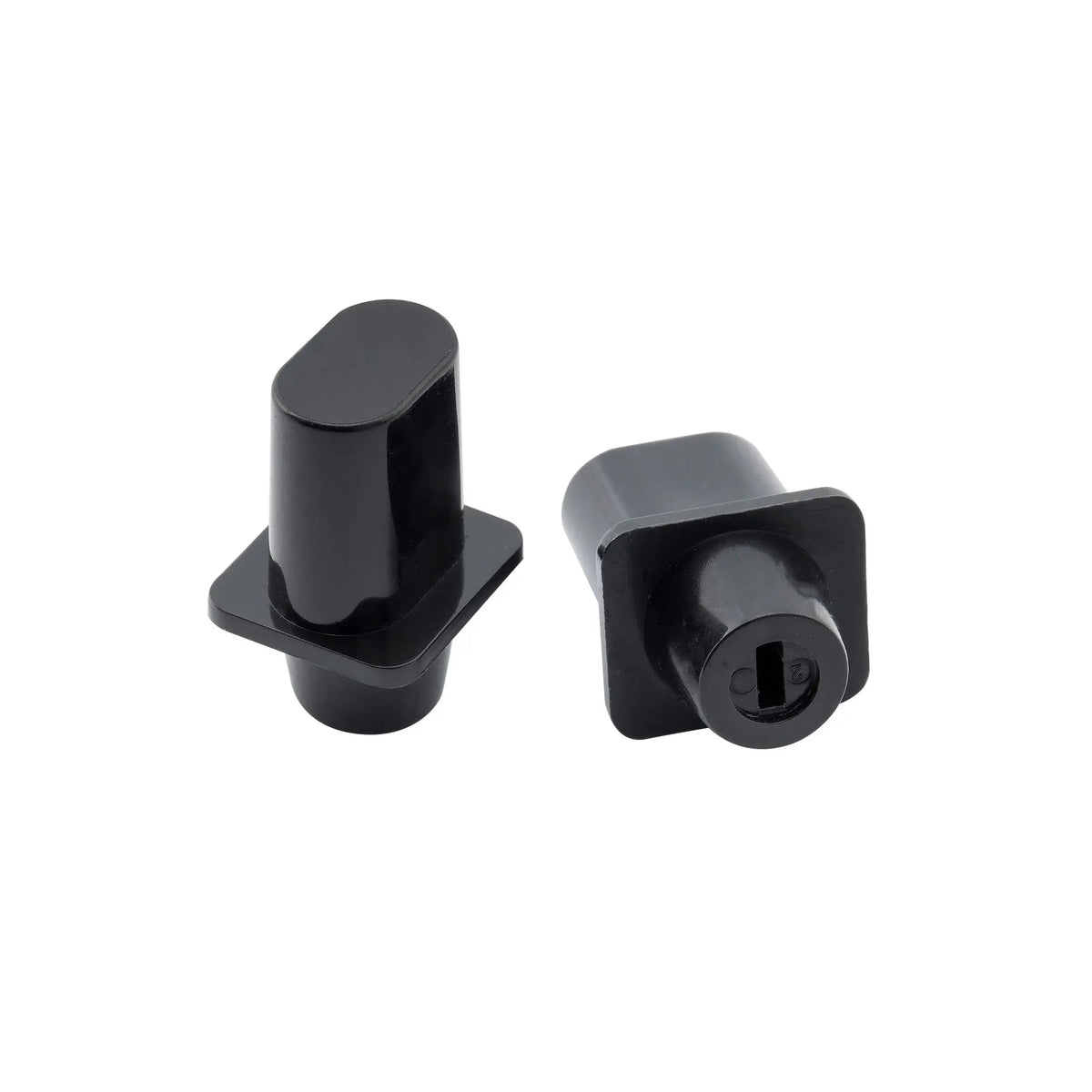 Musiclily Basic Imported Style Plastic Top Hat Tele Style Switch Tips for 3 Way Toggle Switch, Set of 5