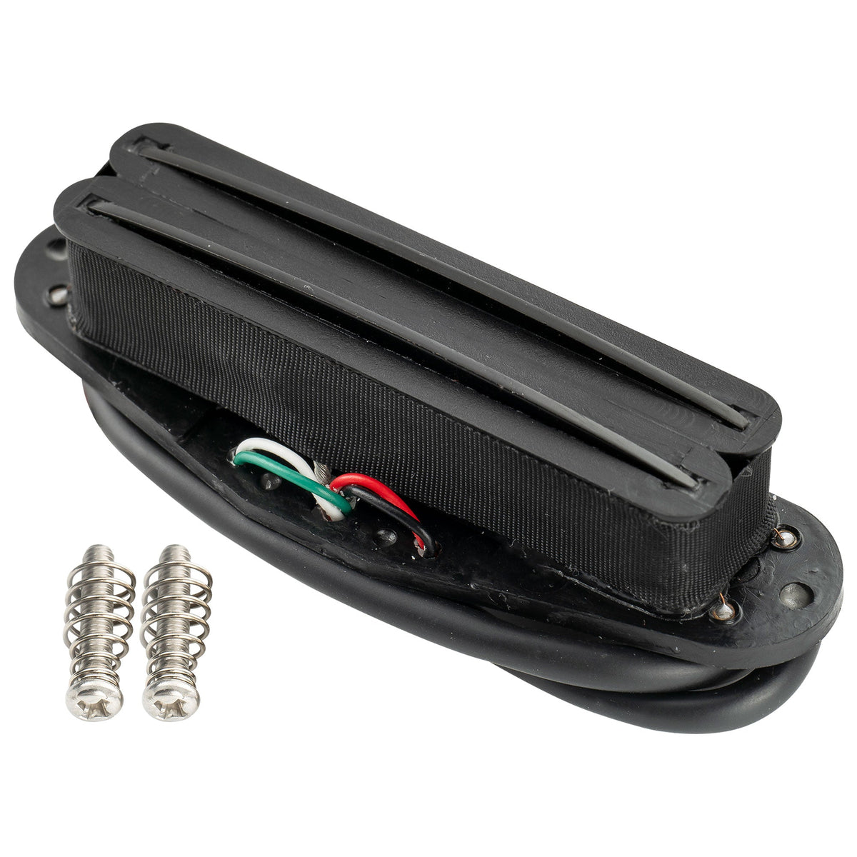 Musiclily Basic Rail Blade Ceramic Single Coil Sized Humbucker Pickup for Strat Style Electric Guitar