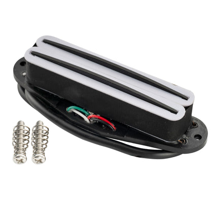 Musiclily Basic Rail Blade Ceramic Single Coil Sized Humbucker Pickup for Strat Style Electric Guitar