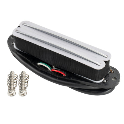 Musiclily Basic Rail Blade Ceramic Single Coil Sized Humbucker Pickup for Strat Style Electric Guitar