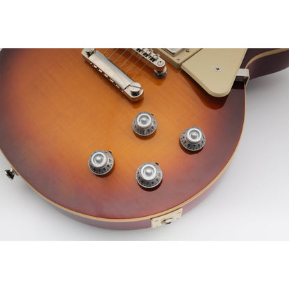 Musiclily Basic Metric Coarse 18-Spline Top Hat Bell Knobs Tone Volume Control Knobs for Epiphone LP SG Style Electric Guitar, Set of 4