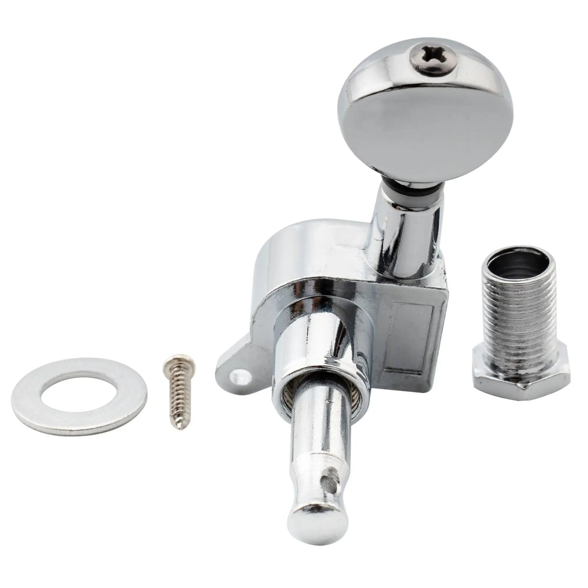 Musiclily Basic R15A 6-in-line Guitar Sealed Tuners Tuning Pegs Keys Machine Heads Set