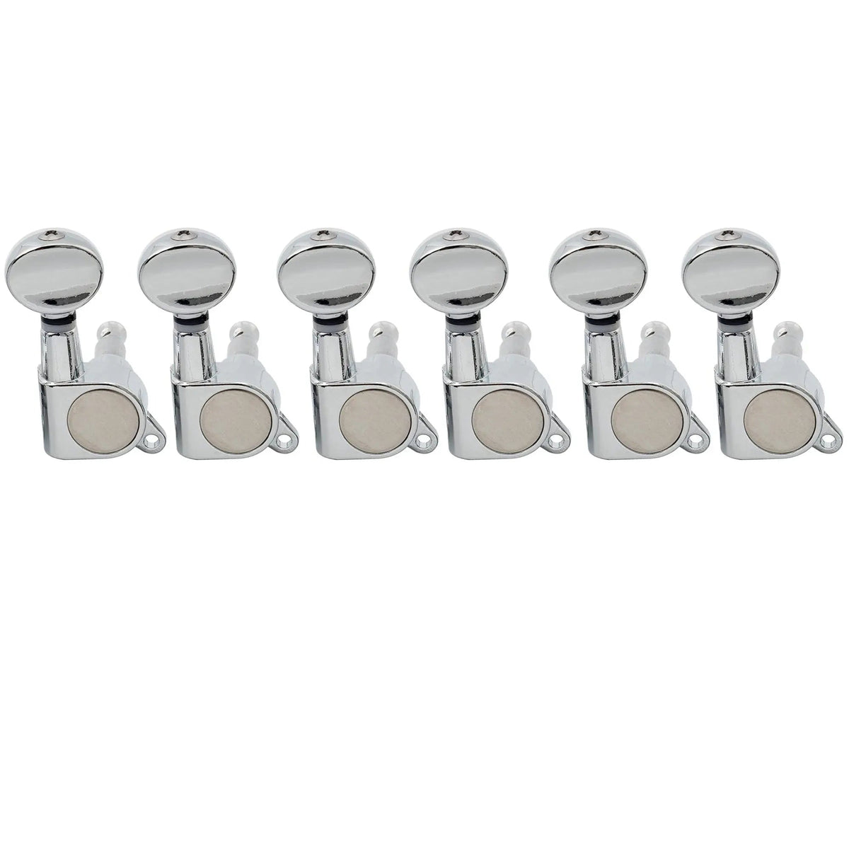 Musiclily Basic R15A 6-in-line Guitar Sealed Tuners Tuning Pegs Keys Machine Heads Set