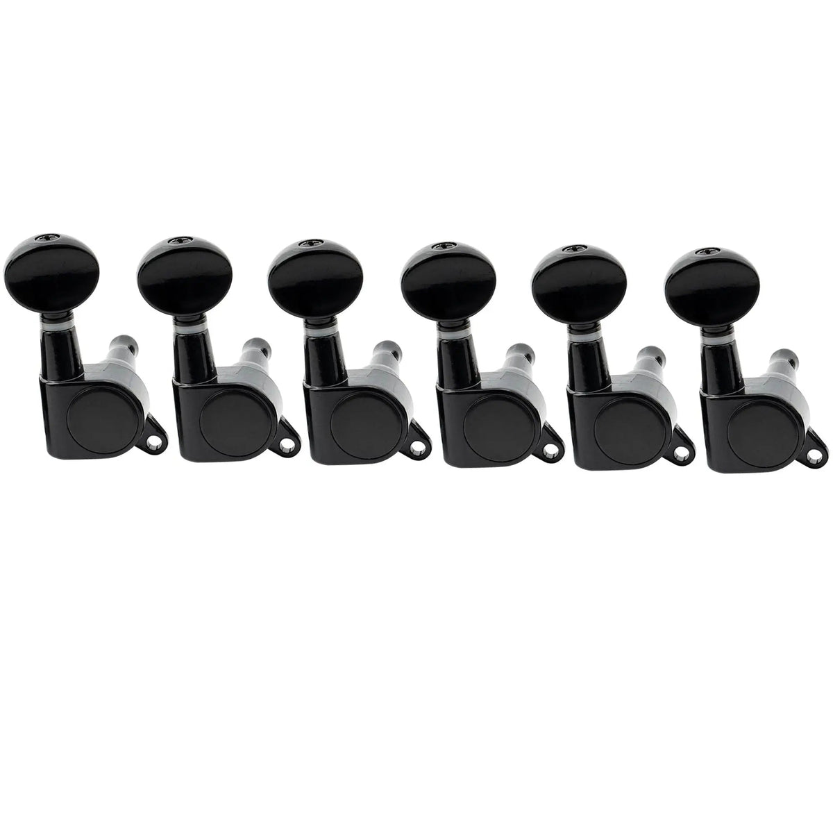 Musiclily Basic R15A 6-in-line Guitar Sealed Tuners Tuning Pegs Keys Machine Heads Set