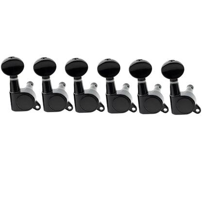 Musiclily Basic R15A 6-in-line Guitar Sealed Tuners Tuning Pegs Keys Machine Heads Set
