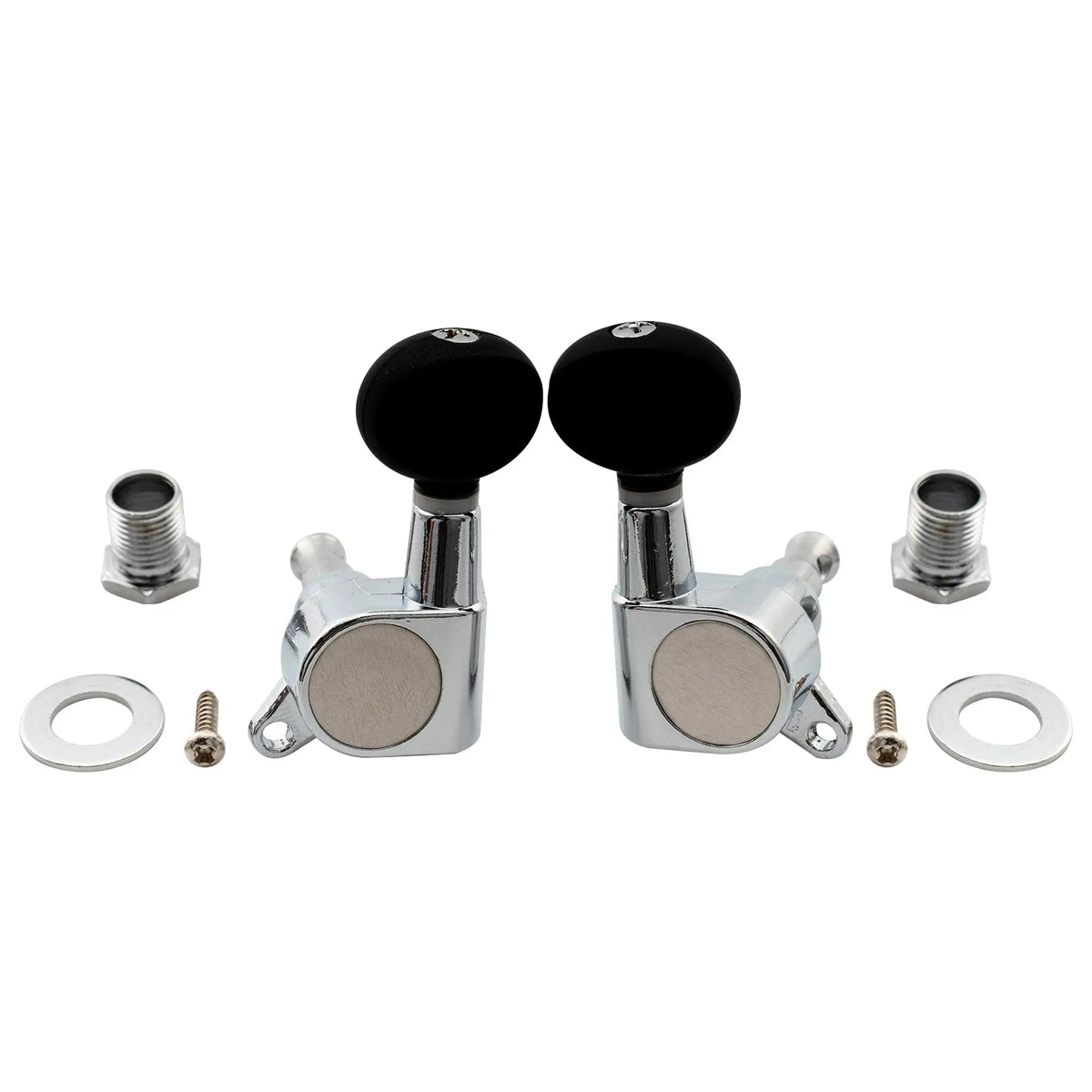 Musiclily Basic 2R2L Sealed Ukulele Tuners Tuning Pegs Keys Machine Heads Set