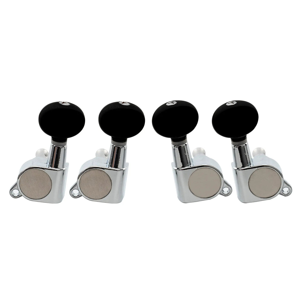 Musiclily Basic 2R2L Sealed Ukulele Tuners Tuning Pegs Keys Machine Heads Set