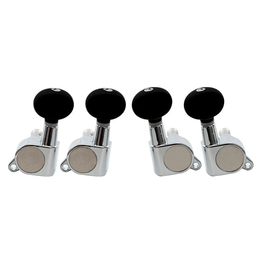 Musiclily Basic 2R2L Sealed Ukulele Tuners Tuning Pegs Keys Machine Heads Set
