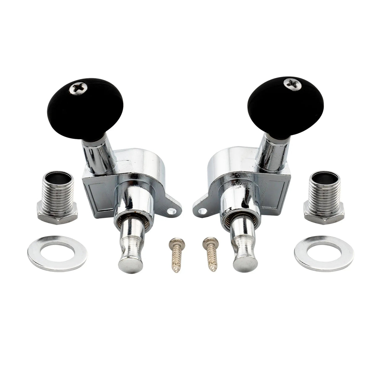 Musiclily Basic 2R2L Sealed Ukulele Tuners Tuning Pegs Keys Machine Heads Set