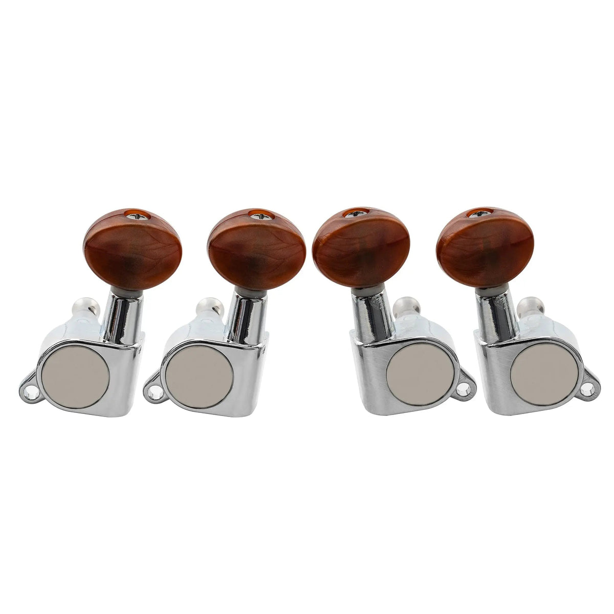 Musiclily Basic 2R2L Sealed Ukulele Tuners Tuning Pegs Keys Machine Heads Set