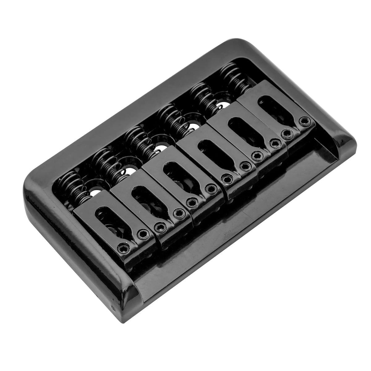 Musiclily Basic 52.5mm(2-1/16 inch) Edged 6-String Non Tremolo Guitar Hardtail Bridge