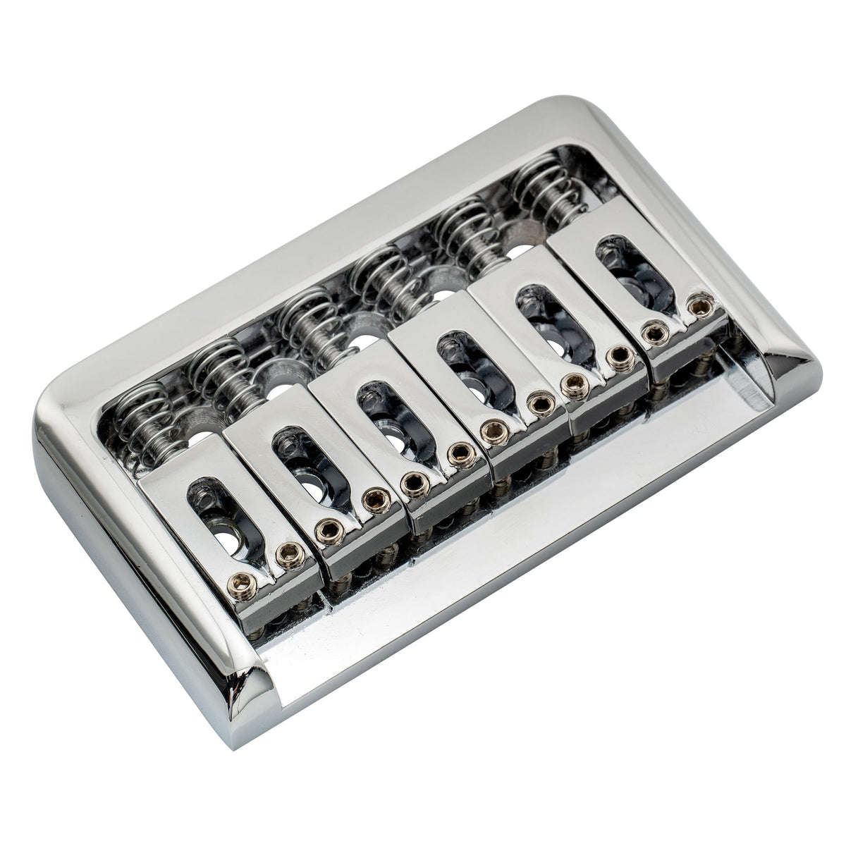 Musiclily Basic 52.5mm(2-1/16 inch) Edged 6-String Non Tremolo Guitar Hardtail Bridge