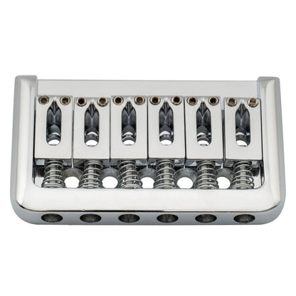 Musiclily Basic 52.5mm(2-1/16 inch) Edged 6-String Non Tremolo Guitar Hardtail Bridge